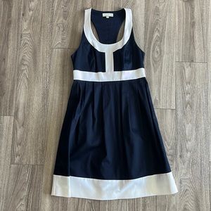 Navy and white Annie Griffin Dress